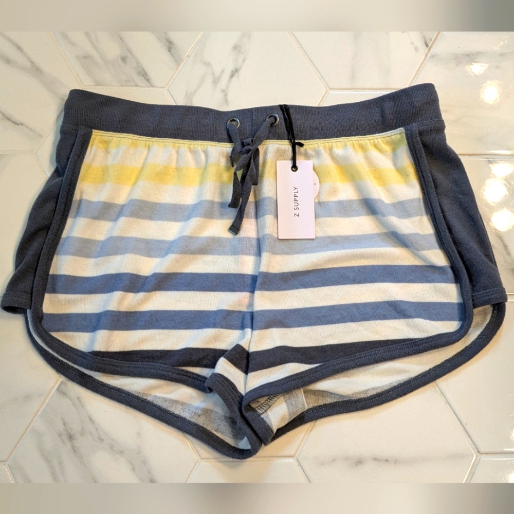 NWT Z Supply Rainbow Striped Shorts